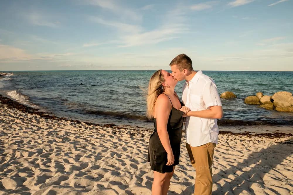 Engagement Photographer Miami 16 Couple sharing engagement proposal moment at Faena Hotel Miami Beach 58 captured by Miami photographer