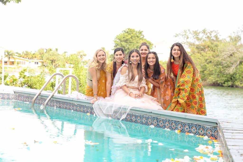 Indian pakistan haldi photoshoot