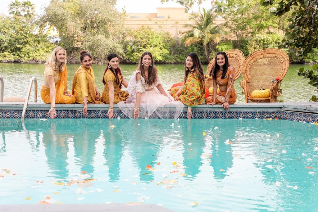 Indian pakistan haldi photoshoot