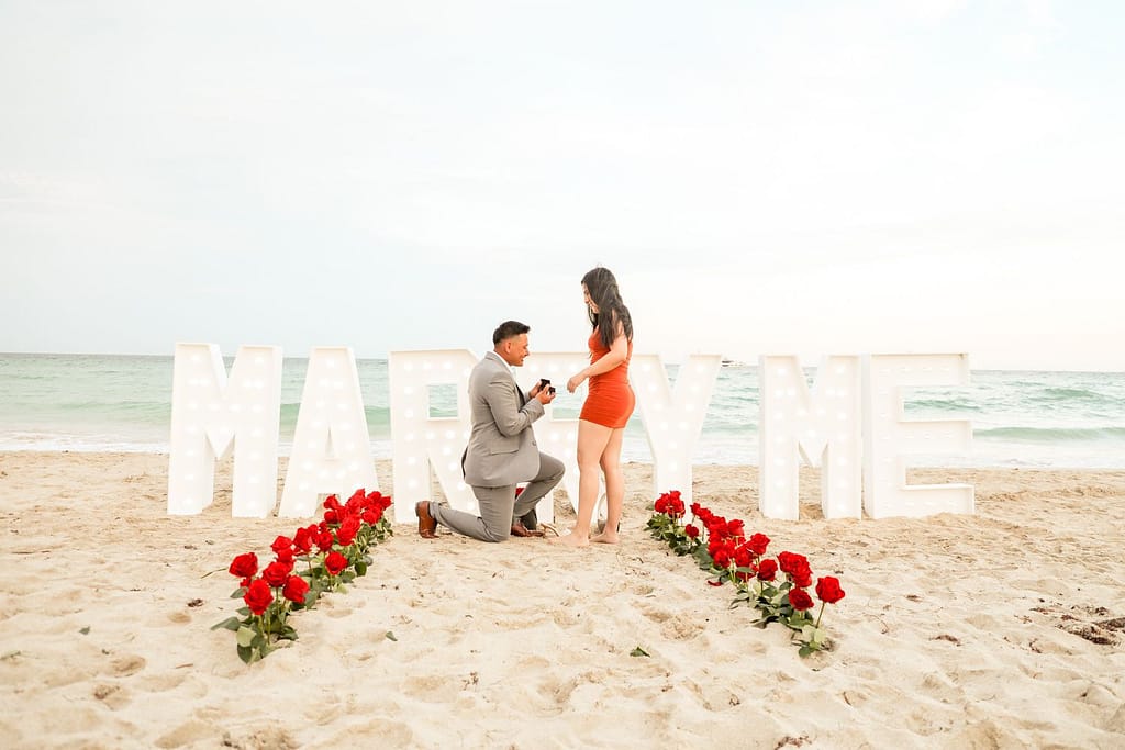 Miami Beach Proposal Photographer 13 Miami beach proposal engagement photographer
