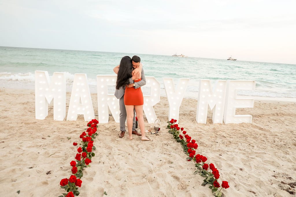 Miami Beach Proposal Photographer 11 Miami beach proposal engagement photographer