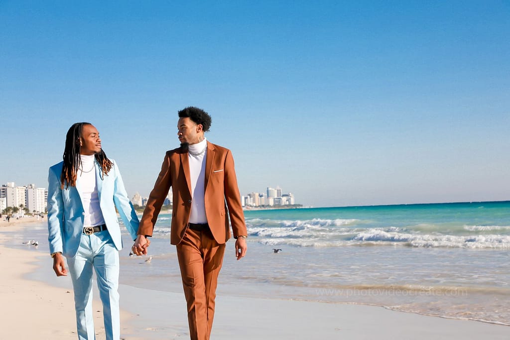 Miami LGBT Wedding Photographer 14 Miami beach LGBT couple model photo shoot 46