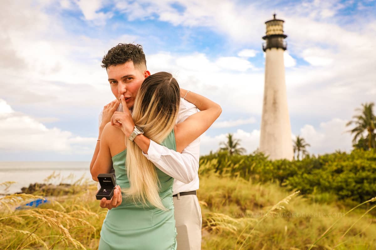 Key Biscayne Proposal & Engagement Photographer