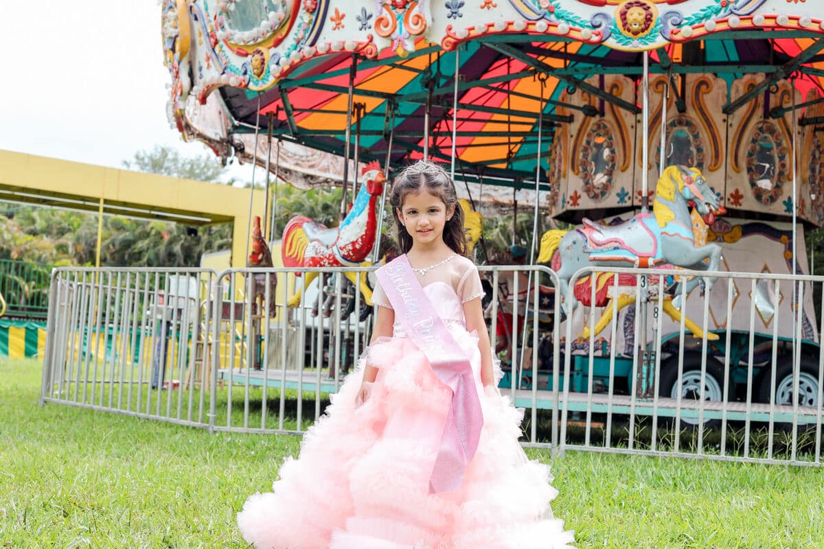 Happy kids and family enjoying a birthday party, captured by a Miami photographer