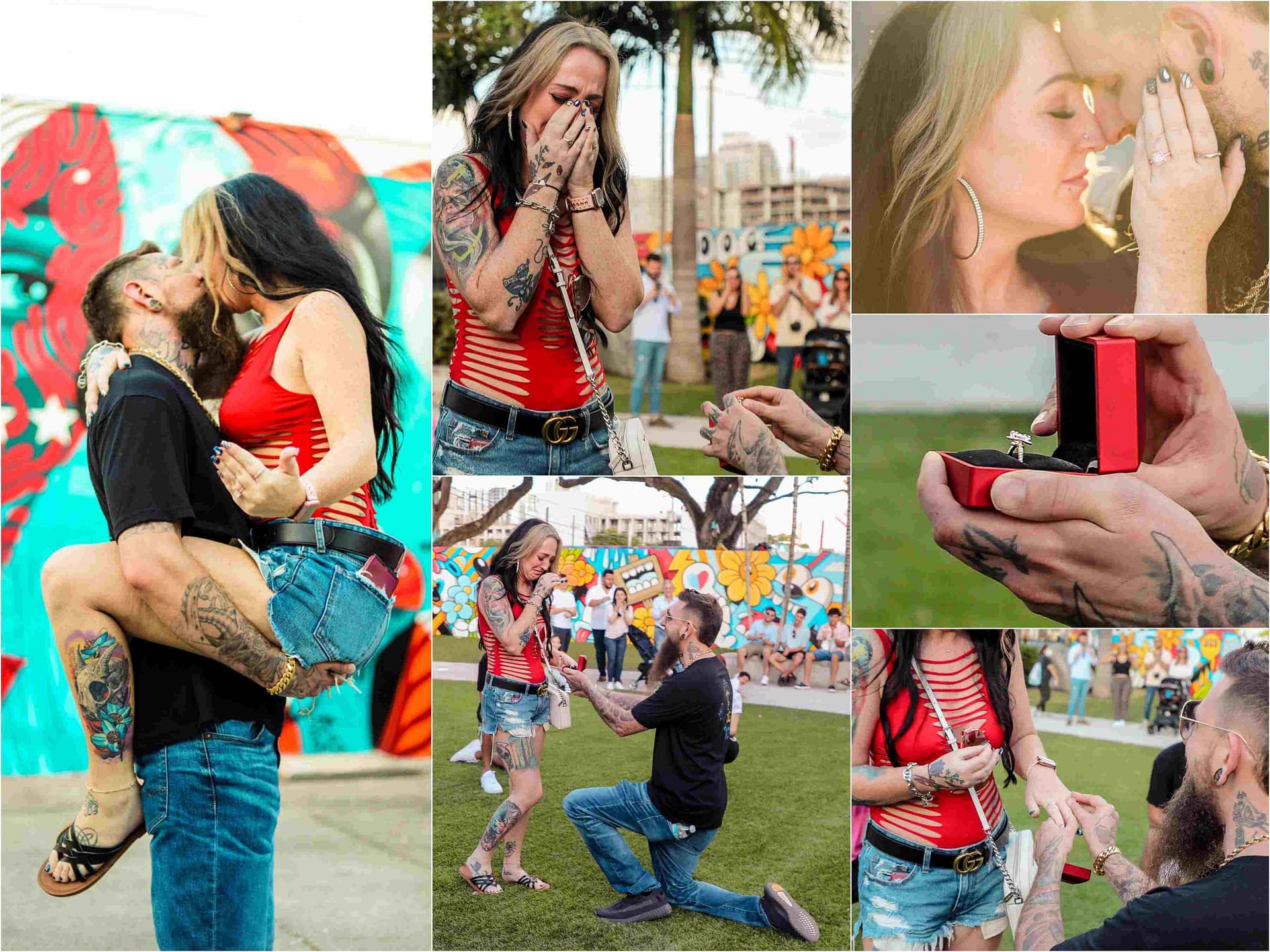 Engagement Photographer Miami 8 miami photographer WYNWOOD WALLS proposal engagement1